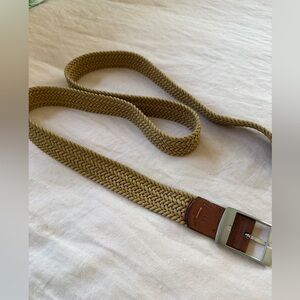Men's Tan Woven Belt